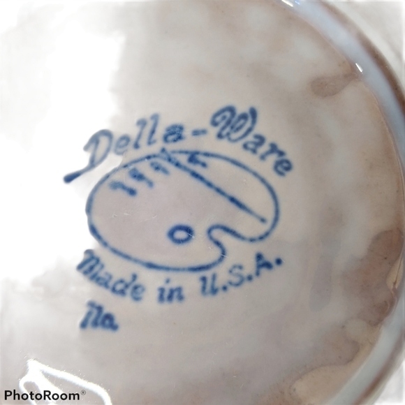 STANGL DELLA-WARE Cabbage Leaf Teacup & Saucer Set - Picture 6 of 13